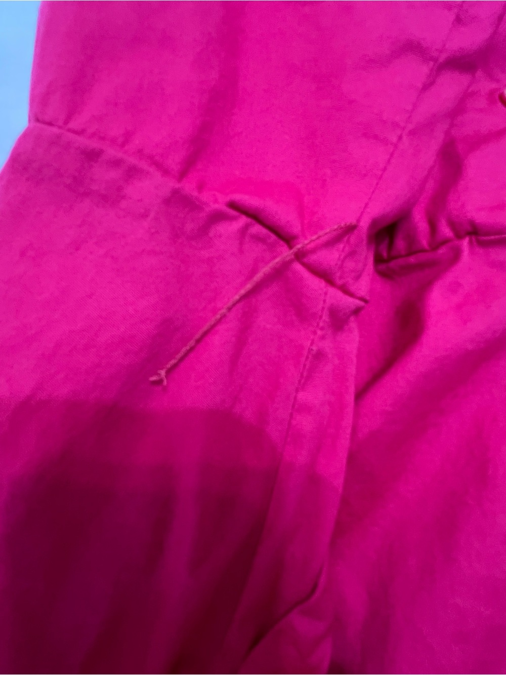 Torrid Fuchsia Pink Sleeveless Button Front Shirt Dress Belted Plus Size 4X - Picture 6 of 11